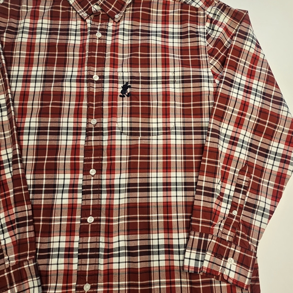 Disney Parks Authentic Mens Long Sleeves Dress Shirt Seamless Pocket w/ Buttons - Picture 3 of 9